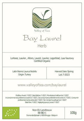 Valley of Tea Bay Leaf Mediterranean flavor – classic addition to soups and bouillons.
