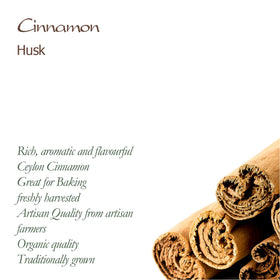 Valley of Tea cinnamon sticks in baking setup for desserts.