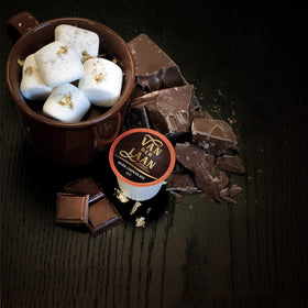 Van Der Laan cocoa pods demonstrating 2.0 K-Cup compatibility