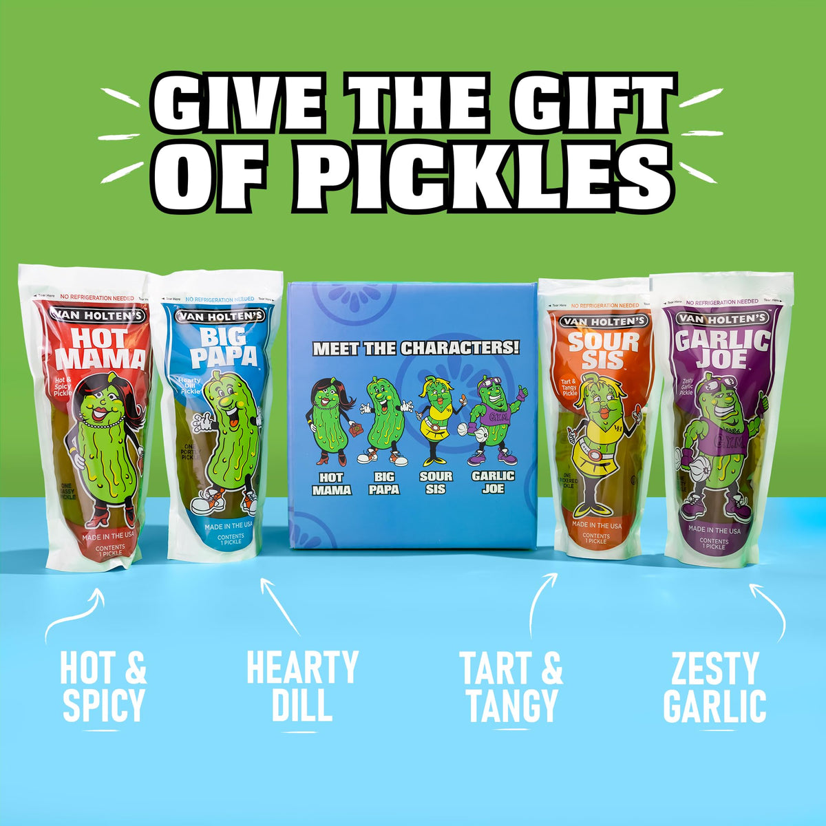 Van Holten's Hot Mama pickle in a pouch adds spicy crunch anytime.
