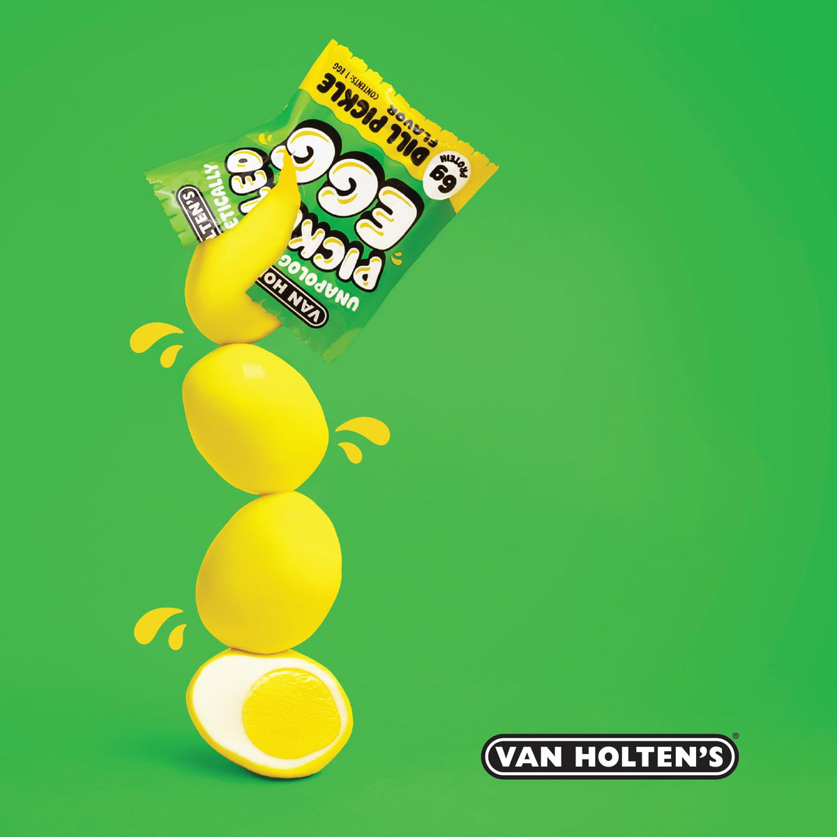 Van Holten's pickled eggs product shot demonstrates easy, protein-rich bite anytime.