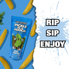 Van Holten's pickle-in-a-pouch on-the-go snack ready for busy days