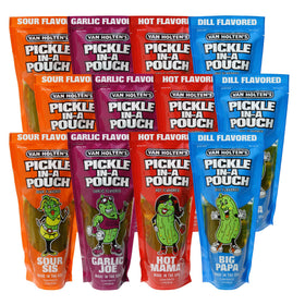 Van Holten's Charismatic Characters pack: pouch trio ready for on-the-go snacking