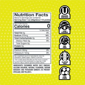 Van Holten's Pickles Pouch label for easy identification and freshness cue.