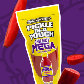 Van Holten's jumbo chamoy pouch showcases spicy-sweet flavor in a single bite.