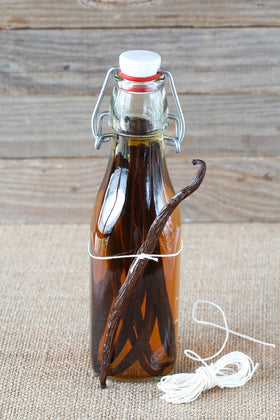 Vanilla Bean Kings Madagascar vanilla beans in high-grade packaging