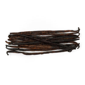 Vanilla Bean Kings vanilla bean seeds close-up showing flavor specks