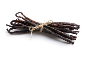 Vanilla Bean Kings beans in a bowl ready for recipes.