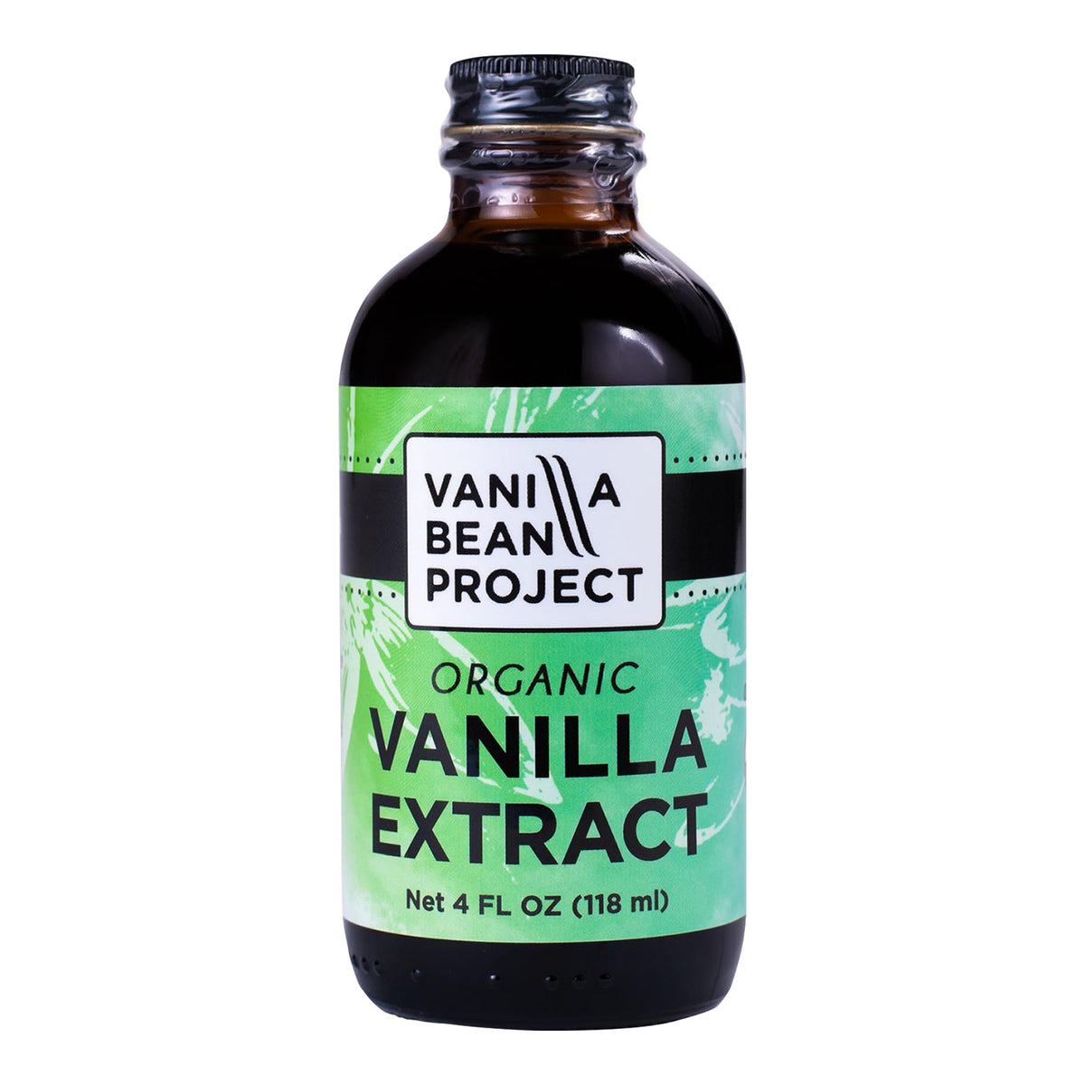 Vanilla Bean Project Organic Vanilla Extract bottle showcasing premium flavor for baking