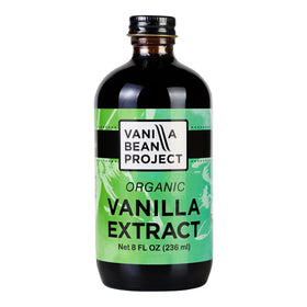 Vanilla Bean Project organic vanilla extract bottle for premium baking and aroma