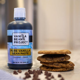 VANILLA BEAN PROJECT paste used in desserts for aromatic warmth