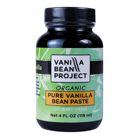 Vanilla Bean Project paste jar front for rich baking flavor.