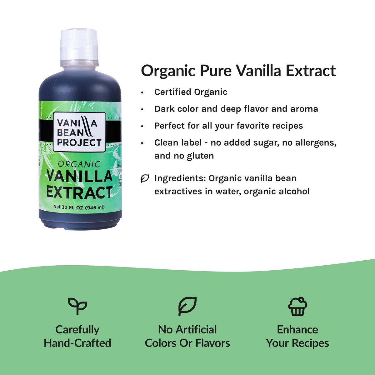Vanilla Bean Project vanilla extract pour capturing rich aroma for desserts