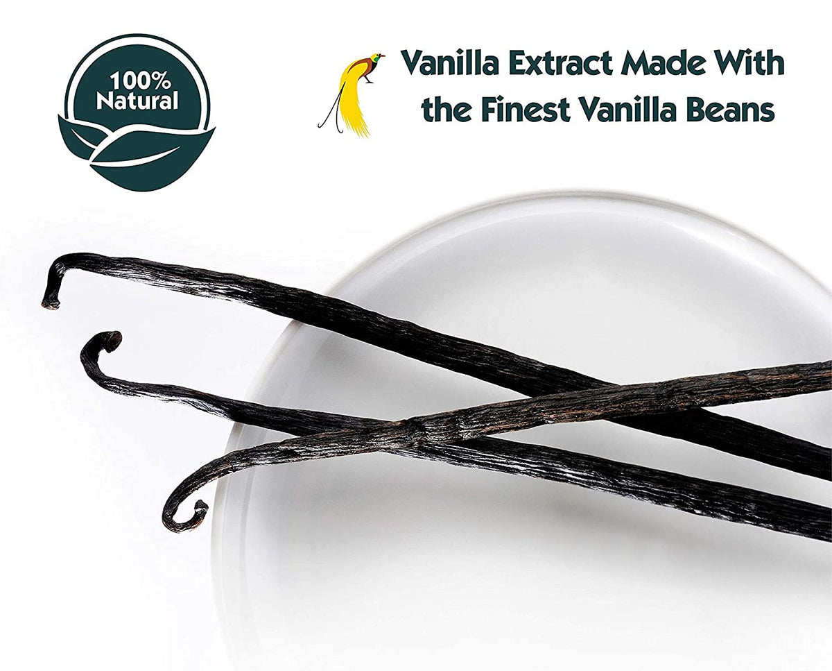 Close-up of vanilla beans used in Native Vanilla extract.