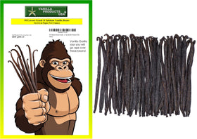 Vanilla Products USA 50 Tahitian vanilla beans, 5-6 inches, ideal for rich desserts and homemade extract.