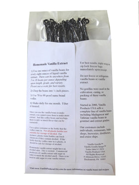 Vanilla Products USA vacuum-packed vanilla beans preserve aroma and freshness.