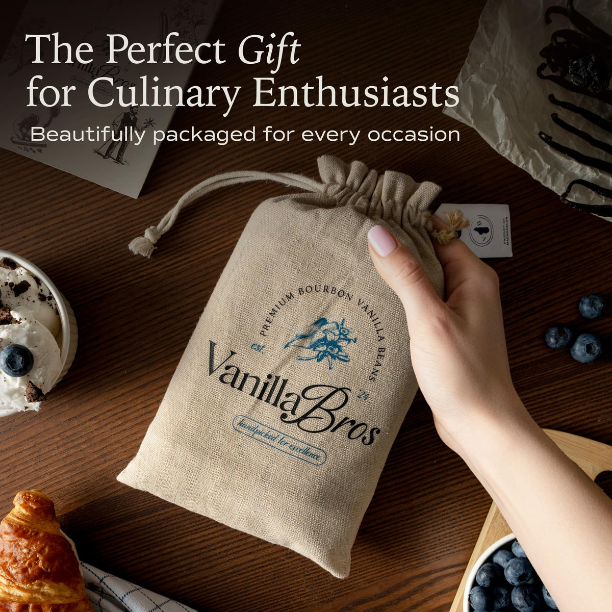 VanillaBros kitchen essentials for baking with premium vanilla flavor