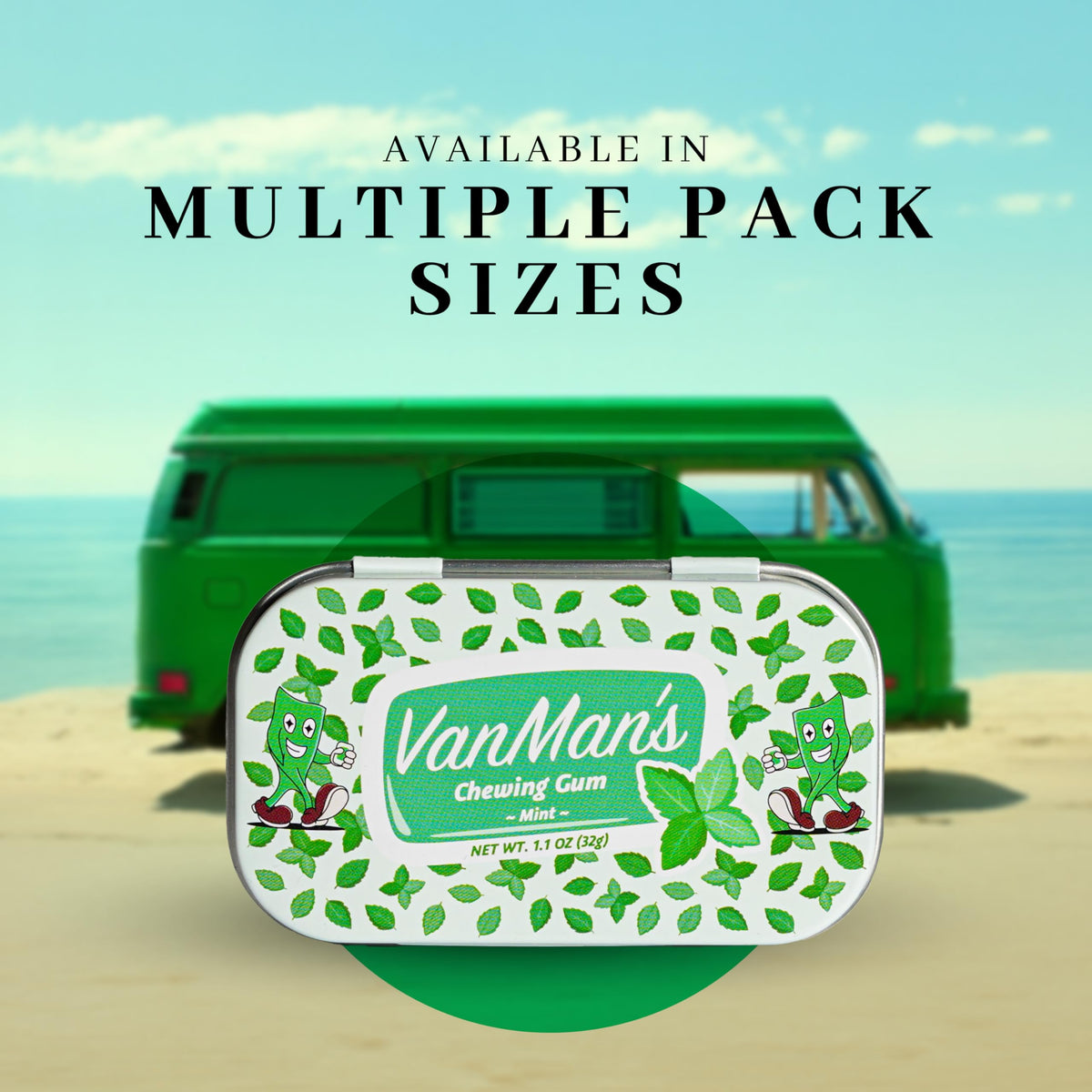 The VanMan travel-size 1.1oz pack fits pockets and bags for easy access.