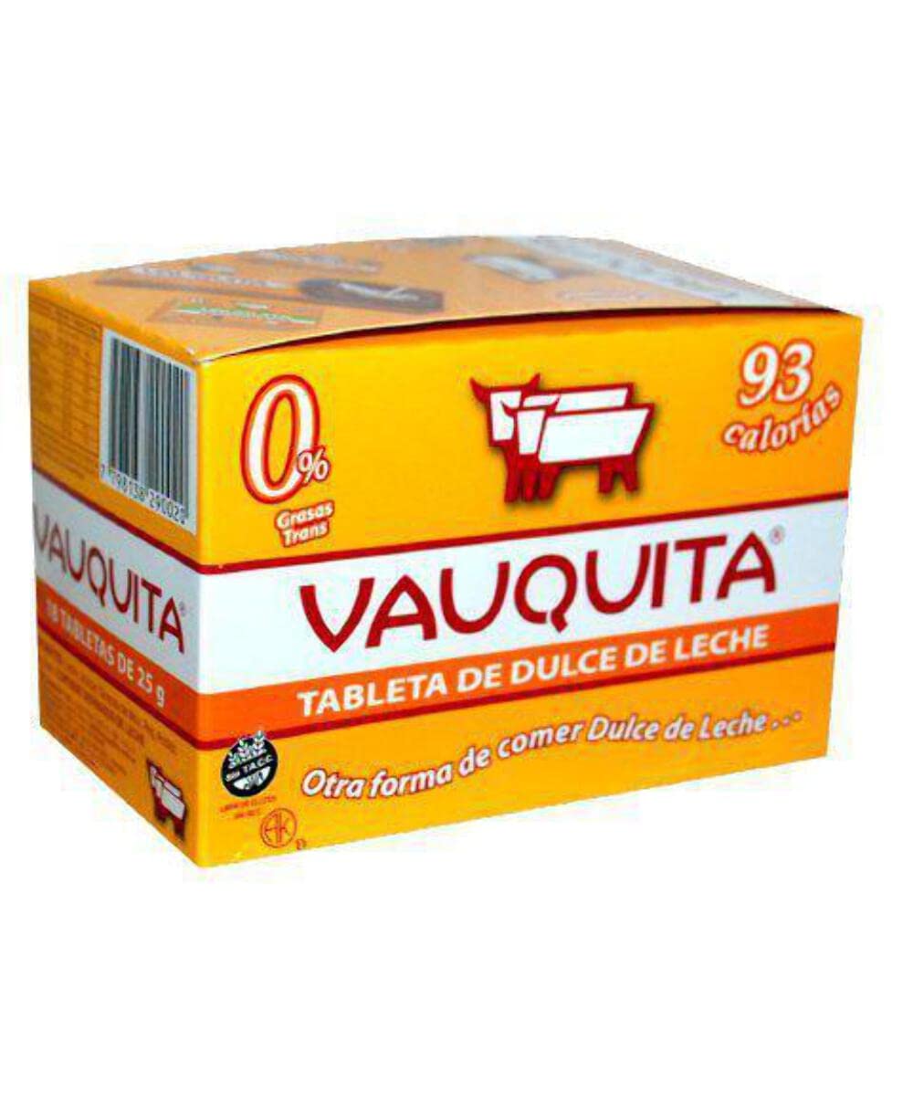 VAUQUITA Milk Caramel Tablet hero image: creamy, ready-to-eat snack.