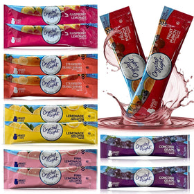  Variety Sampler Shop Crystal Light lemonade pitcher packets for refreshing on-the-go hydration.