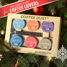 Cocoa flavor powder adds rich chocolate notes to coffee and hot drinks.