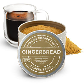 Vashon Coffee Dust Gingerbread bottle pour enhances aroma in every cup.