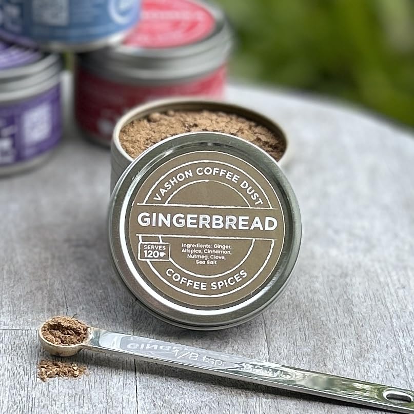 Vashon Coffee Dust Gingerbread gift set idea for coffee lovers.