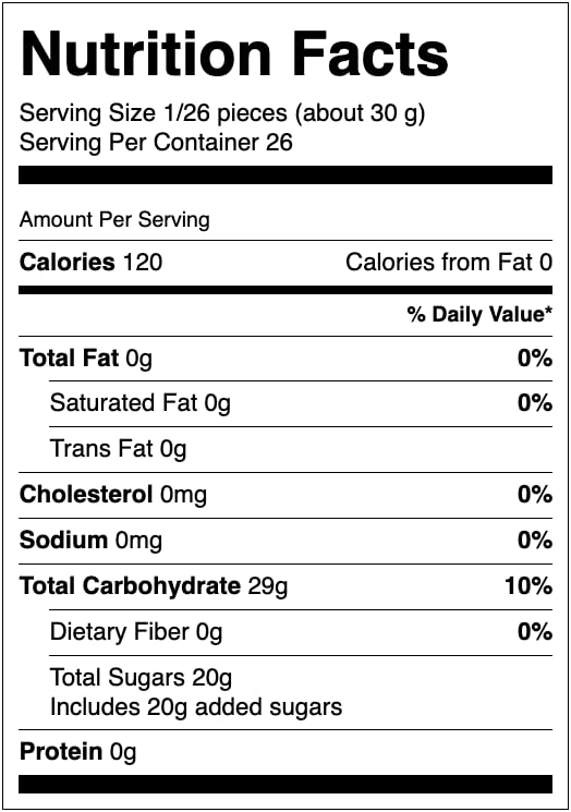 Vat19 1.75lbs candy stick presentation for large-group sharing moments.