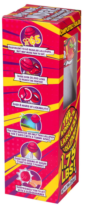 Vat19 Strawberry flavor lollipop, premium candy for celebrations and gifts.