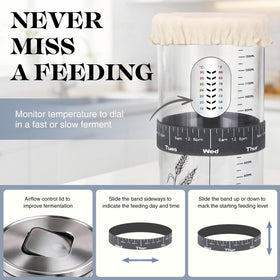 VEDALIO Thermometer Strip tracking fermentation temperature for consistency