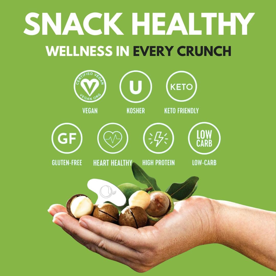 VEEFOOD Macadamias rich in Omega-3-6-9 and antioxidants for energy