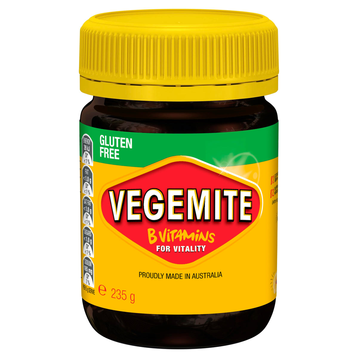 Vegemite Gluten Free on toast for a bold breakfast flavor
