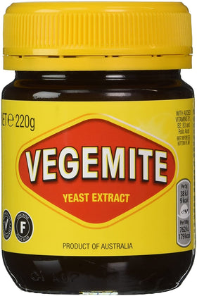 Vegemite nutrition label closeup illustrating vitamins and content
