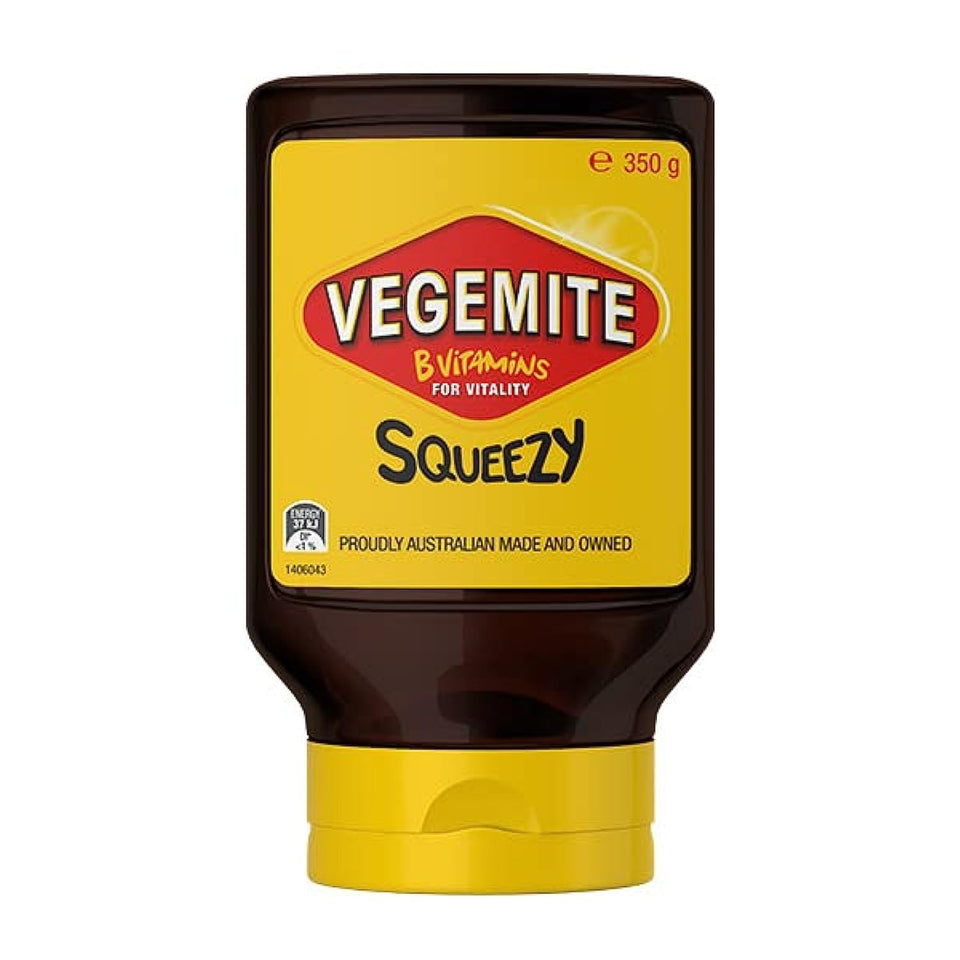 Vegemite Spread Squeezy bottle for quick, mess-free toast topping.