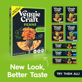 Veggiecraft Farms Gluten-Free Pasta offers satisfying texture without sacrificing flavor.