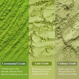 VEILUX matcha added to desserts or baking for color and flavor