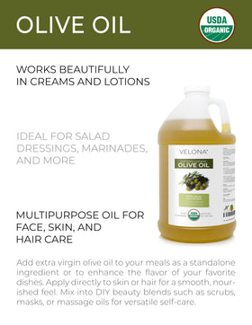 Velona organic olive oil label front showing purity