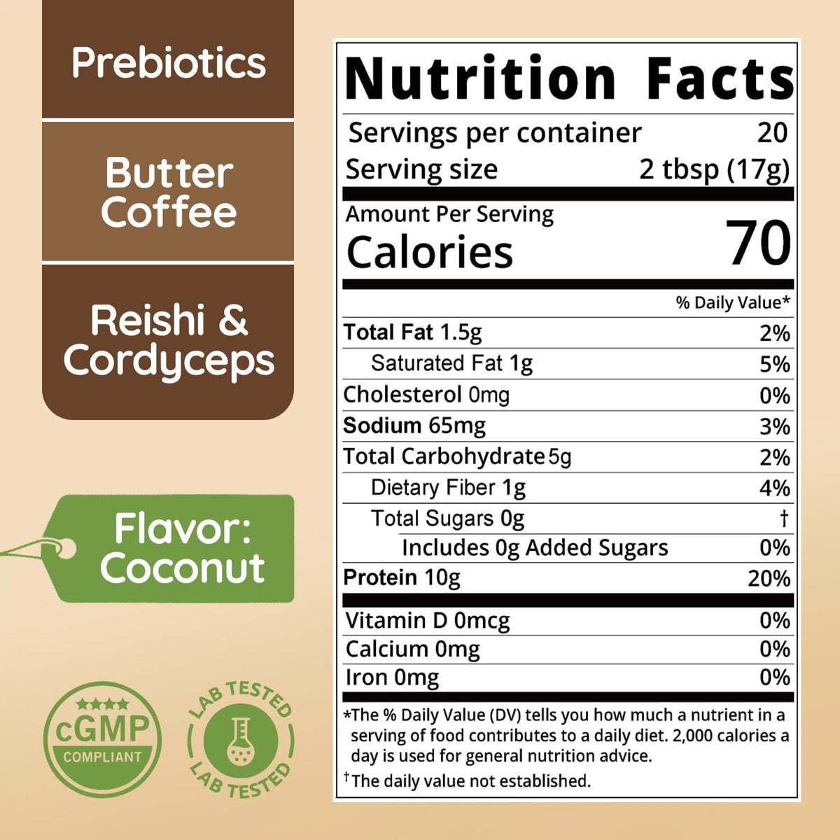Veltracha coffee smooth creamy blend resembles a latte for a quick high-protein boost.