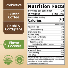 Veltracha coffee smooth creamy blend resembles a latte for a quick high-protein boost.