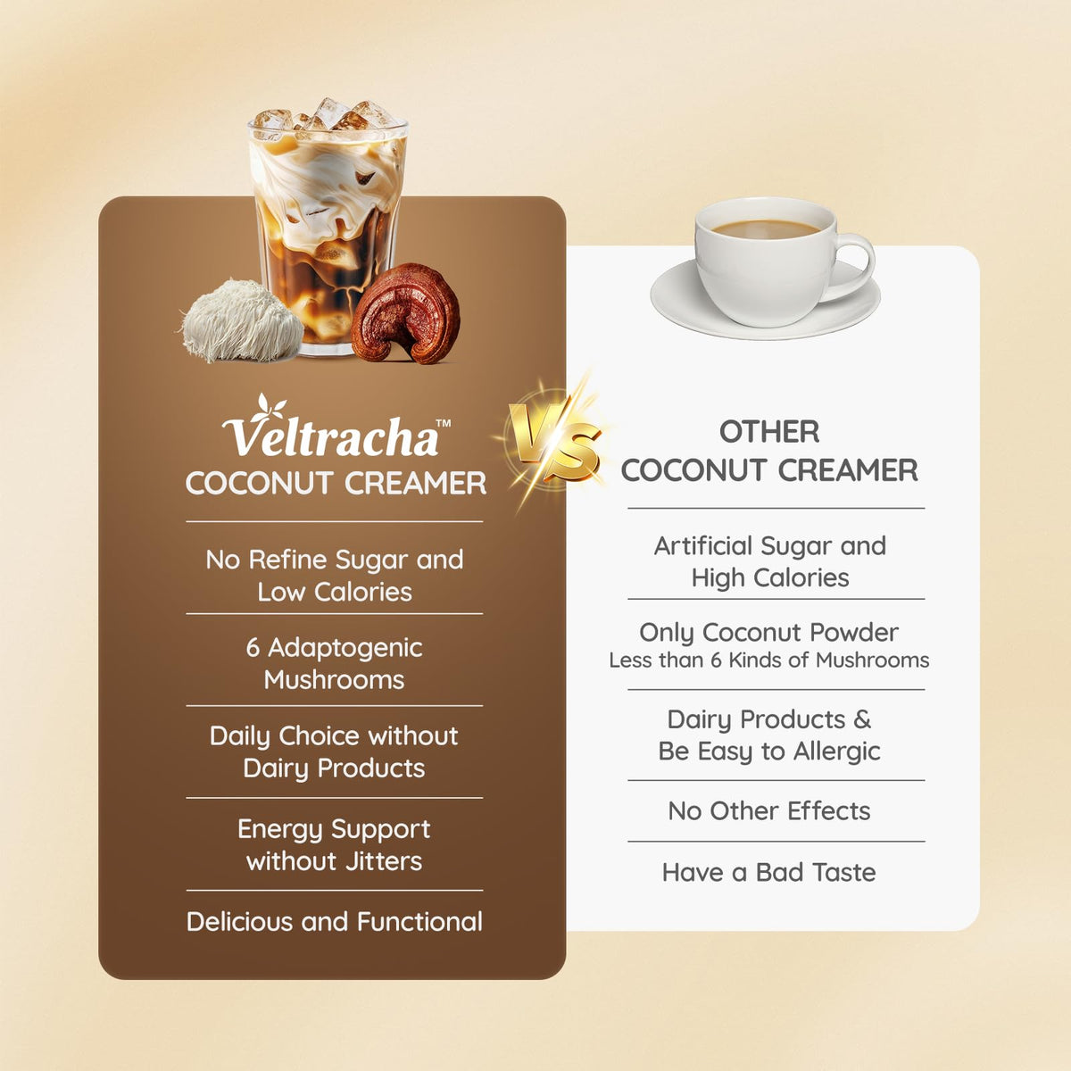 Veltracha pantry storage shows long shelf life and convenient storage.