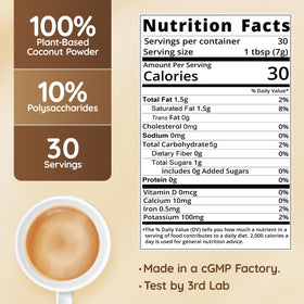 Veltracha creamer poured into coffee for a creamy, non-dairy texture.