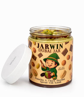 Velvet Chocolate Jarwin pistachio cream for a luxurious dessert experience