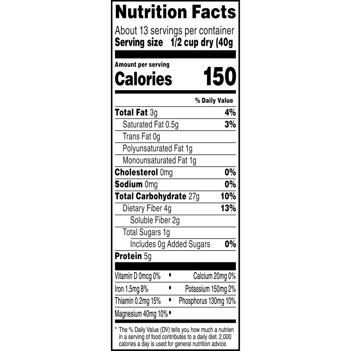 VEMAX Whole grain oats ingredient panel highlighting fiber.