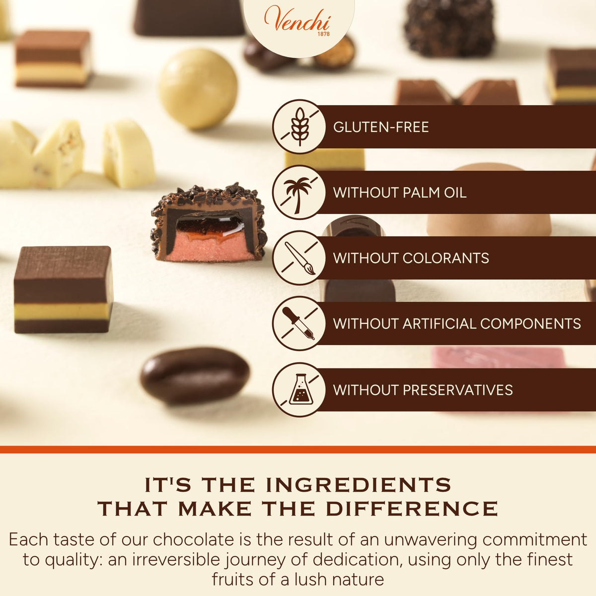 Venchi assorted Chocoviar chocolates for celebrations