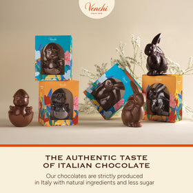 Venchi bunny cutout design emphasizes delicate spring detail for display.