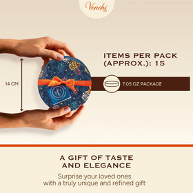 Venchi gift packaging details suggesting refined choice for anniversaries
