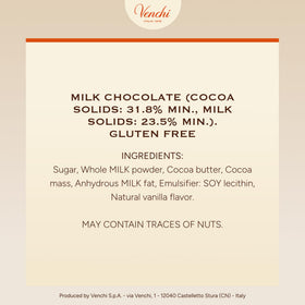 Venchi Italian chocolate bunny evokes authentic craftsmanship and quality.