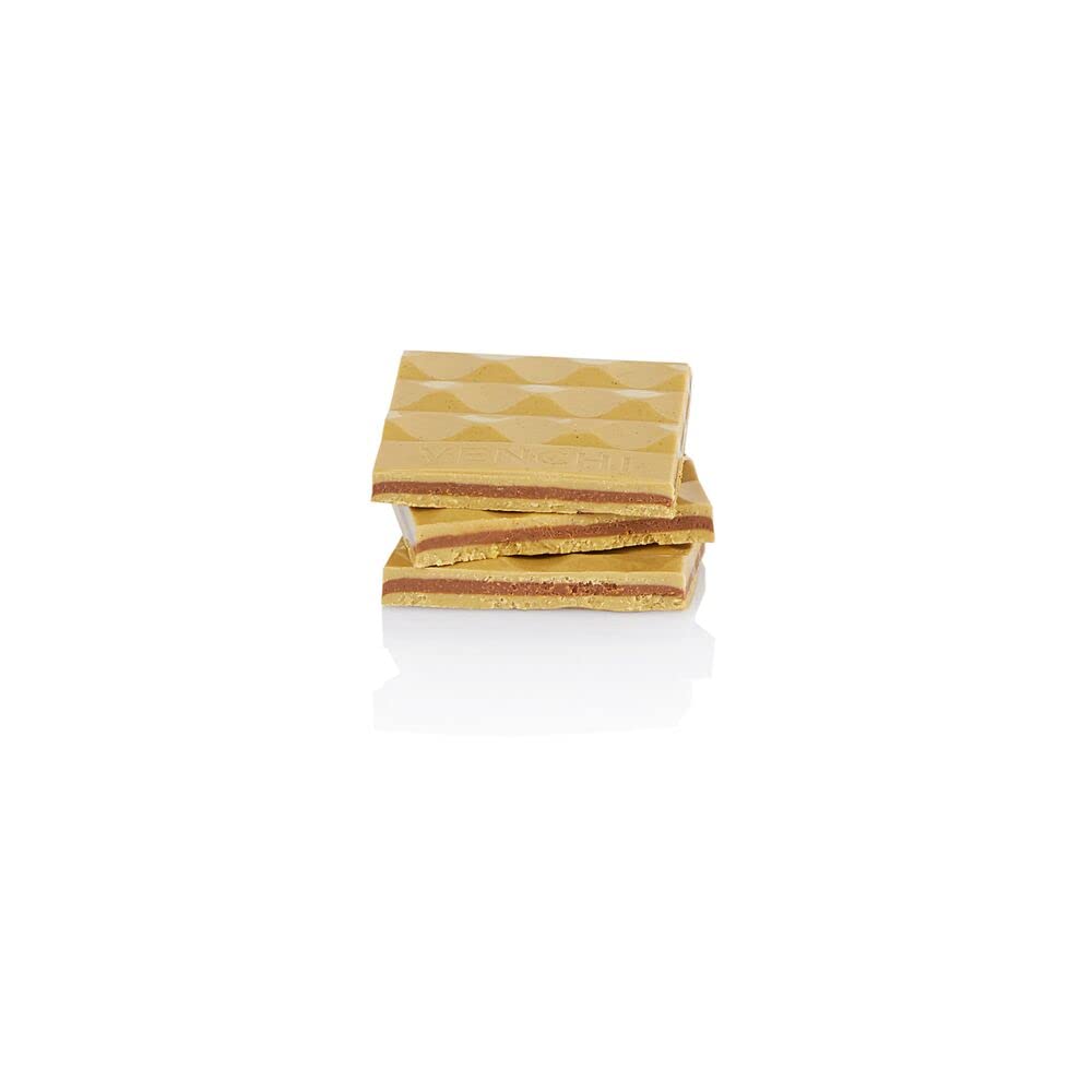 Venchi Pistachio Cremino with Piedmont hazelnuts for premium nut flavor.