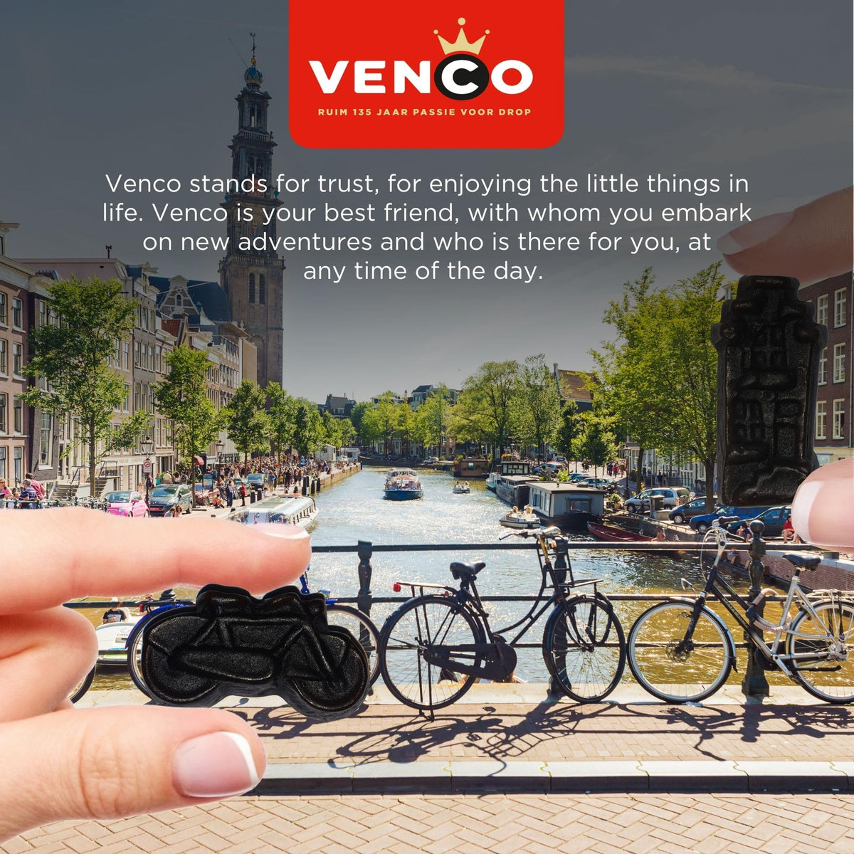 Venco Griotten sharing bag shown as a nostalgic gift idea.