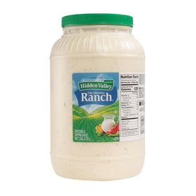 Ventura Foods Hidden Valley Ranch bottle pour showing creamy herb flavor for dips